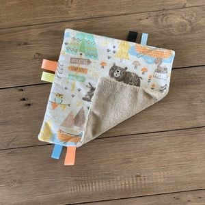 NEW! Handmade Baby sensory tag blanket